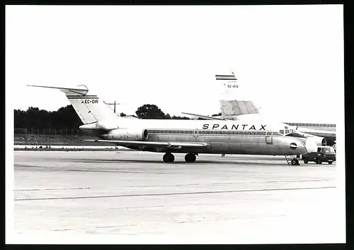 Fotografie Flugzeug BAC 1-11, Passagierflugzeug der Spantax, Kennung EC-DIR