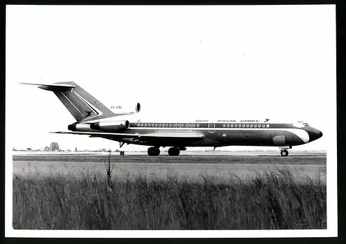 Fotografie Flugzeug Boeing 727, Passagierflugzeug der SAA, Kennung ZS-SBC