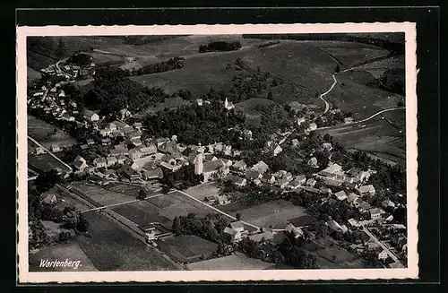 AK Wartenberg, Teilansicht mit Kirche