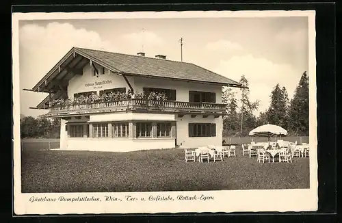 AK Rottach-Egern, Gästehaus u. Café Rumpelstilzchen