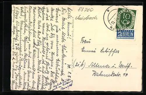 AK Rottach-Egern, Gästehaus u. Café Rumpelstilzchen