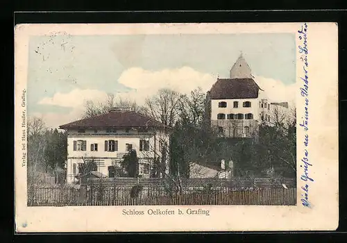 AK Oelkofen, Blick auf das Schloss