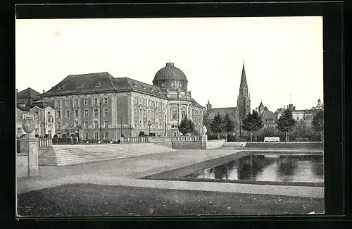 AK Posen / Poznan, Ansiedelungskommission und Paulikirche