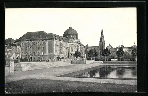 AK Posen / Poznan, Ansiedelungskommission und Paulikirche