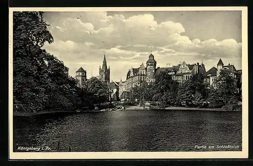 AK Königsberg, Partie am Schlossteich