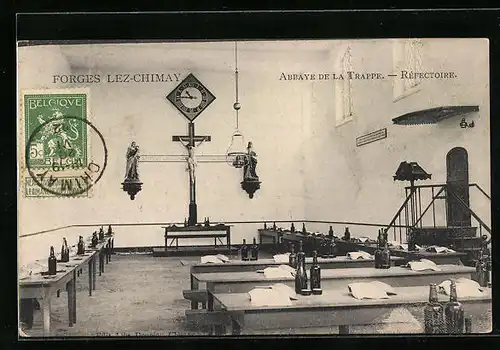 AK Abbaye-de-la-Trappe, Réfectoire, Forges Lez-Chimay