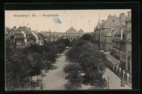 AK Strassburg i. Els, Broglieplatz