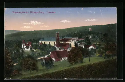 AK Wangenburg /Vogesen, Teilansicht mit Kirche