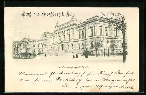 AK Strassburg i. E., Landesausschuss-Gebäude
