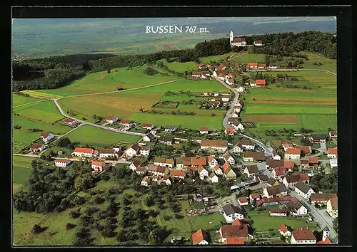 AK Bussen, Totalansicht mit Kirche