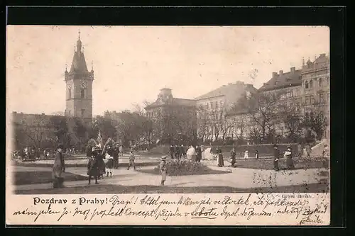 AK Prag / Praha, Karlovo namesti