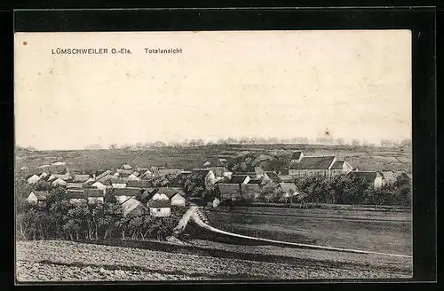 AK Lümschweiler, Totalansicht vom Ort