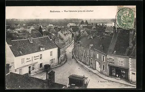 AK Suèvres, Vue Générale prise du clocher