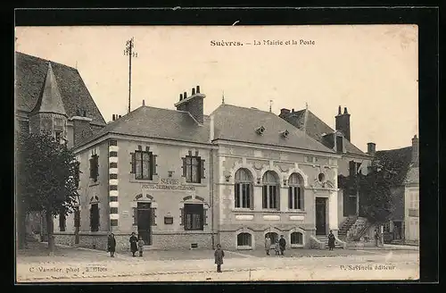 AK Suèvres, La Mairie et la Poste