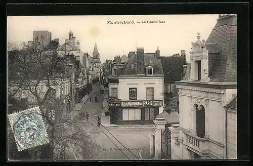 AK Montrichard, La Grand` Rue