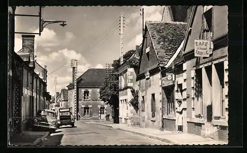 AK Vernou-en-Sologne, Rue principale