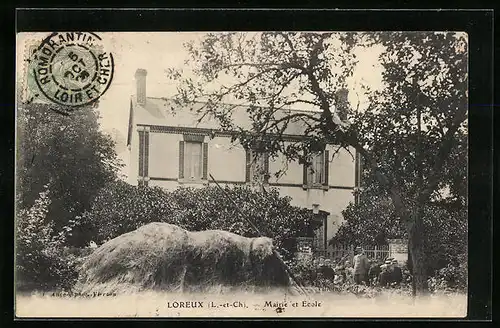 AK Loreux, Mairie et Ecole