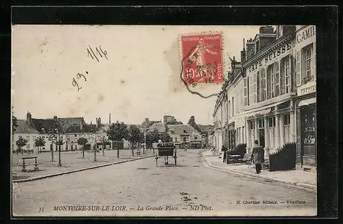 AK Montoire-sur-le-Loir, La Grande Place