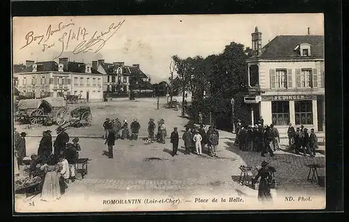 AK Romorantin, Place de la Halle