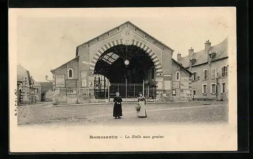 AK Romorantin, La Halle aux grains