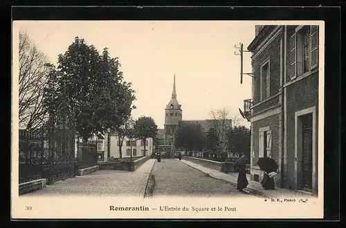 AK Romorantin, L`Entree du Square et le Pont