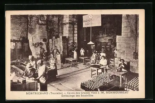 AK Montrichard, Caves des Grands Vins J.-M., Emballage des bouteilles