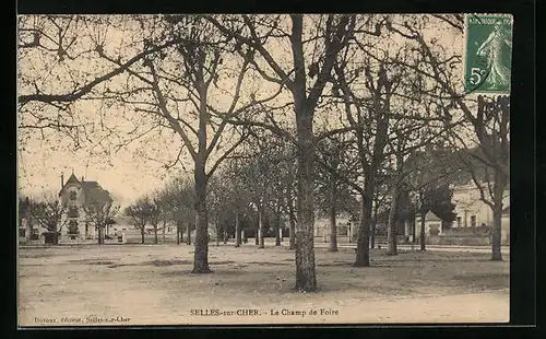 AK Selles-sur-Cher, Le Champ de Foire