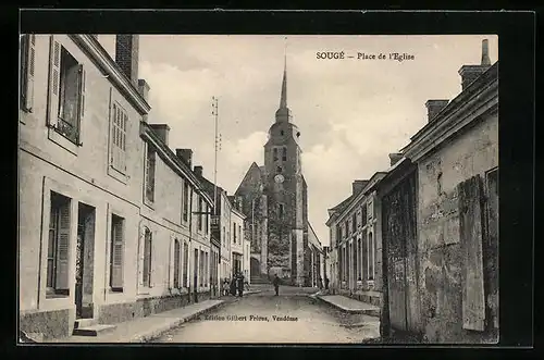 AK Sougé, Place de l`Eglise