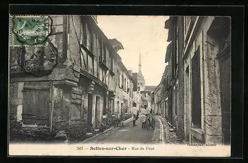 AK Selles-sur-Cher, Rue du Four