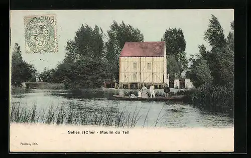 AK Selles-sur-Cher, Moulin du Teil