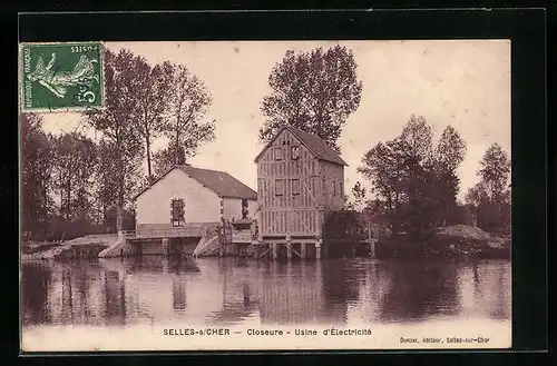 AK Selles-sur-Cher, Closeure, Usine d`Electricité