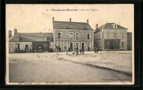 AK Neung-sur-Beuvron, Place de l`Eglise