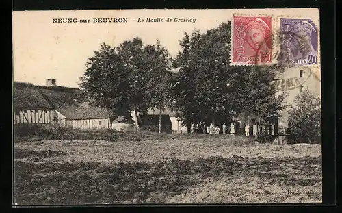 AK Neung-sur-Beuvron, Le Moulin de Groselay