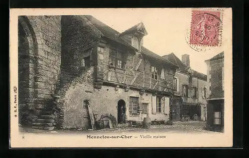 AK Mennetou-sur-Cher, Vieille maison