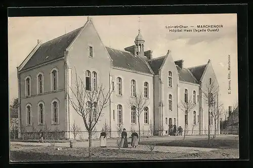 AK Marchenoir, Hopital Hess (facade Ouest)