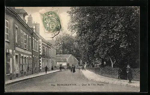 AK Romorantin, Quai de l`Ile Marin