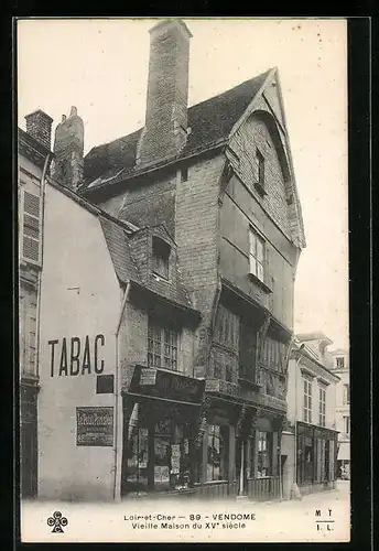 AK Vendome, Vieille Maison du XVe siecle