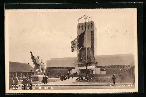 AK Bruxelles, L`Exposition 1935, Le Pavillon du Congo