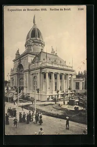 AK Bruxelles, Exposition 1910, Pavillon du Brésil