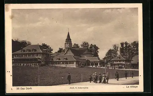 AK Bern, Landes-Austellung 1914, Das Dörfli