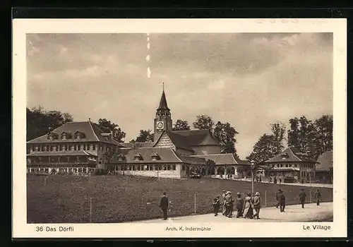 AK Bern, Schweiz. Landesausstellung 1914, Das Dörfli