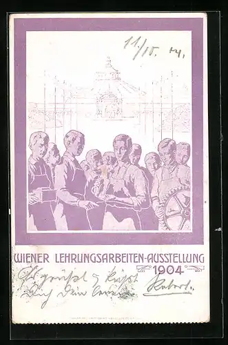 Künstler-AK Wien, Lehrlingsarbeiten-Ausstellung 1904