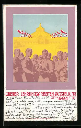 Künstler-AK Wien, Lehrlingsarbeiten-Ausstellung 1904