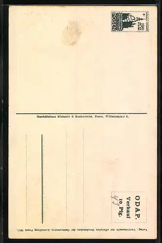 AK Posen, Ostdeutsche Ausstellung 1911, Sonder-Ausstellung Alt Posen, Rathaus