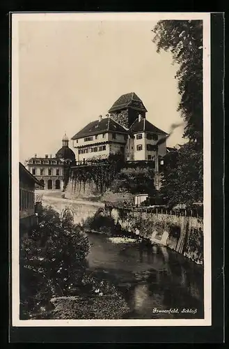 AK Frauenfeld, Schloss mit Schlossgraben