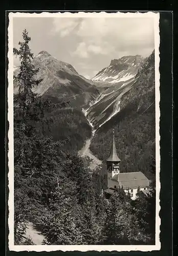 AK Arosa, Evang. Kirche