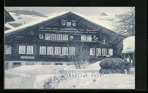 AK Hohfluh, Haus im Schnee