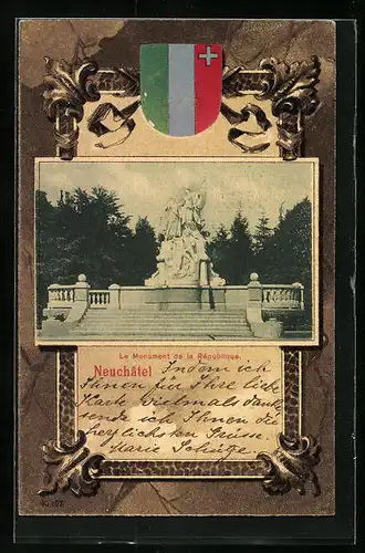 AK Neuchatel, Le Monument de la République