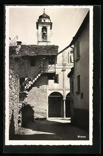 AK Brione, Partie mit Kirche