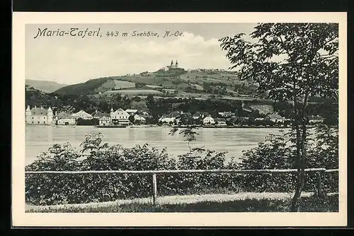 AK Maria-Taferl, Der Wallfahrtsort aus der Ferne